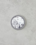 Elegant Ceramic Coaster 10.8x0.8 cm Black - White