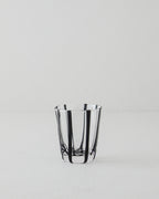 Stripe Glass Hand Made Glass 240 ml - Black