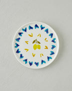 Limonchello Ceramic Breakfast Set 14 Pieces 6 Servings Yellow - Blue (view 4)