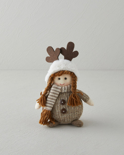 Angel Decorative Object 15 cm Brown