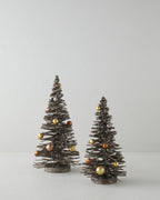 Christmas Tree Decorative Object - Green - 14x14x30 cm (view 4)
