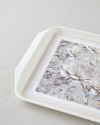 Blooming PP Anti-slip Tray 39x30 cm Cream (view 3)