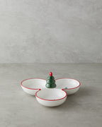 Joy Dolomite Serving Ware White - Red (view 4)