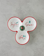 Joy Dolomite Serving Ware White - Red (view 5)