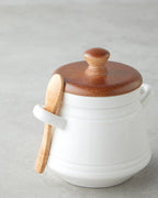 Vina Dolomite with Spoon Jar White (view 3)