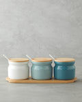 Lena Dolomite 3 pcs Spice Rack 28.5x9.5 cm Colored