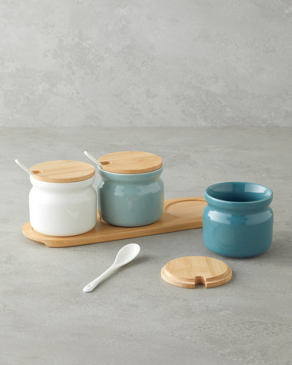 Lena Dolomite 3 pcs Spice Rack 28.5x9.5 cm Colored (view 2)