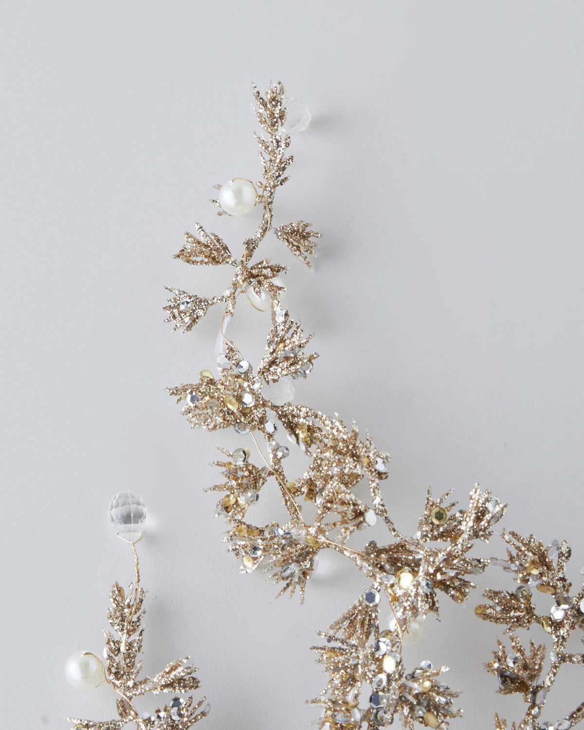 Glacier Single Branch Artificial Flower 62 cm Gold (view 2)