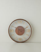 Wall Clock 30 cm Dark Cream
