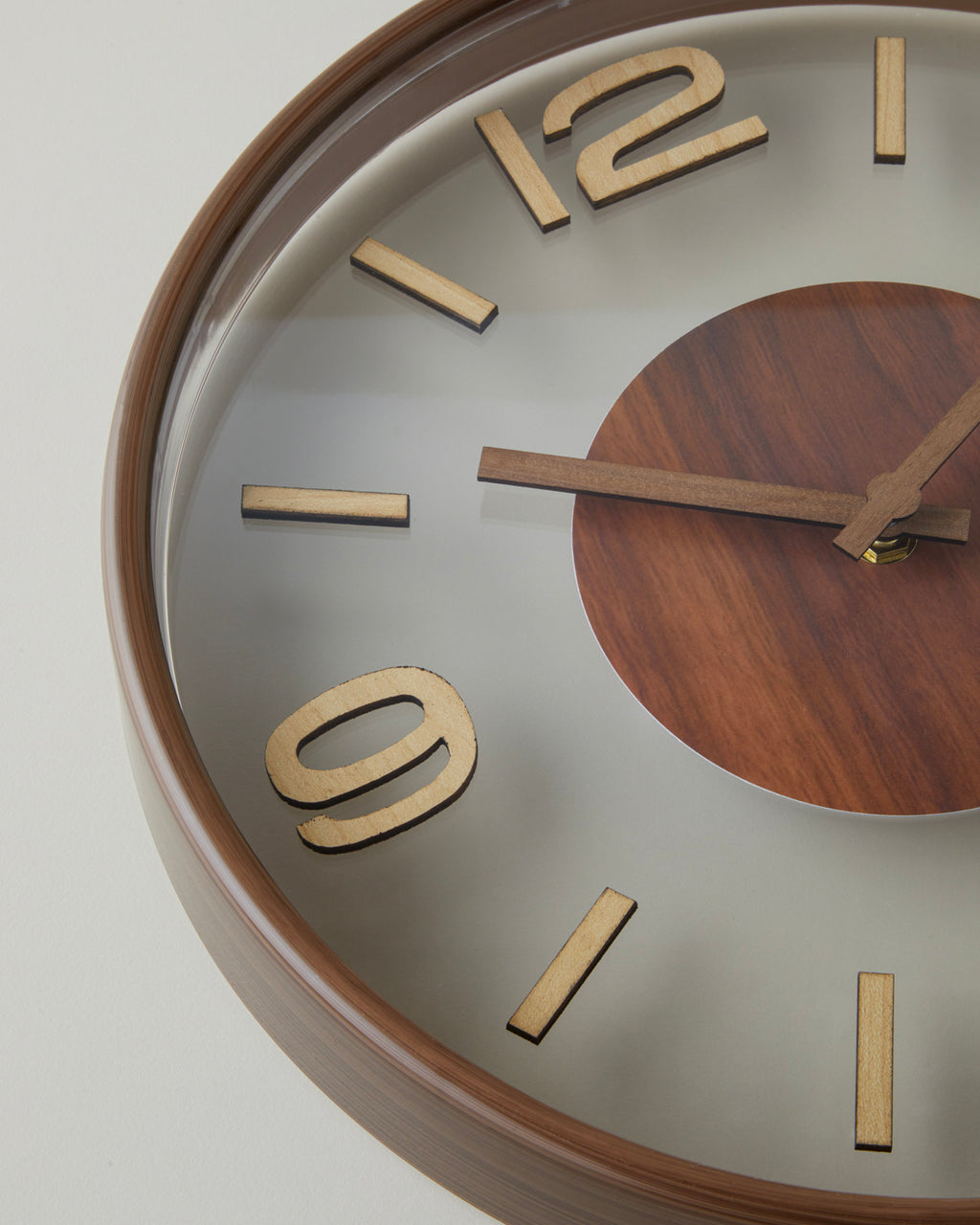 Wall Clock 30 cm Dark Cream (view 4)