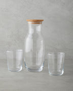 Luminous Glass 3 Pieces Water Set 1000 ml + 315 ml Transparent