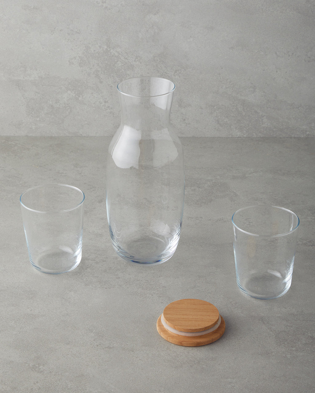 Luminous Glass 3 Pieces Water Set 1000 ml + 315 ml Transparent (view 2)