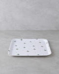 Feuille Melamine Anti-slip Tray 33x33 cm Green