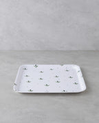 Feuille Melamine Anti-slip Tray 33x33 cm Green