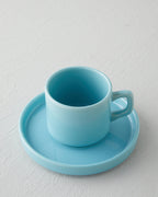 Coastal Bliss Ceramic 4 Pieces 2 Servings Tea Cup Set 184 ml Light Blue (view 3)