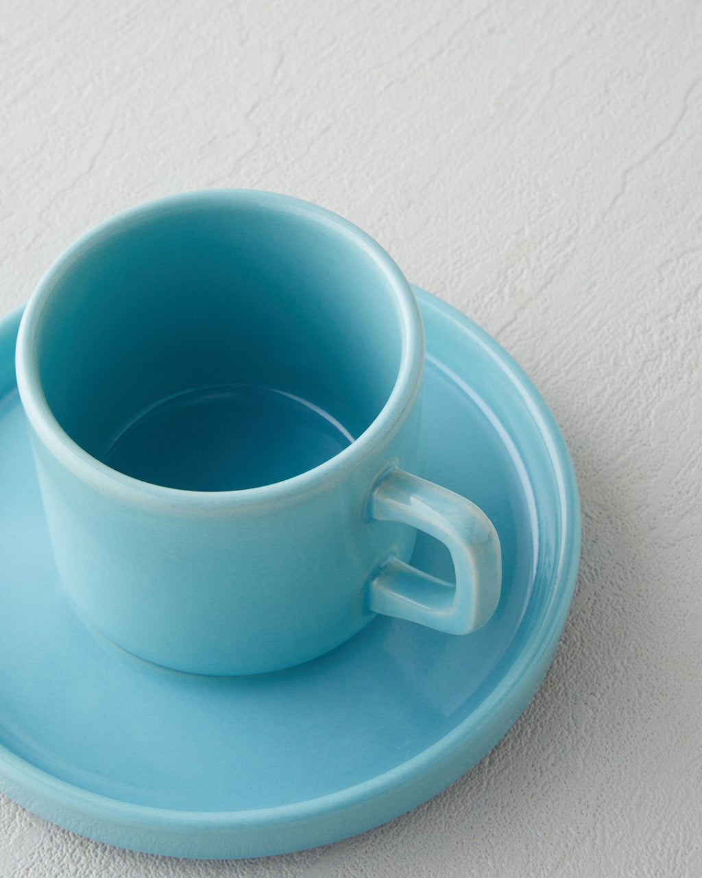 Coastal Bliss Ceramic 4 Pieces 2 Servings Tea Cup Set 184 ml Light Blue (view 4)