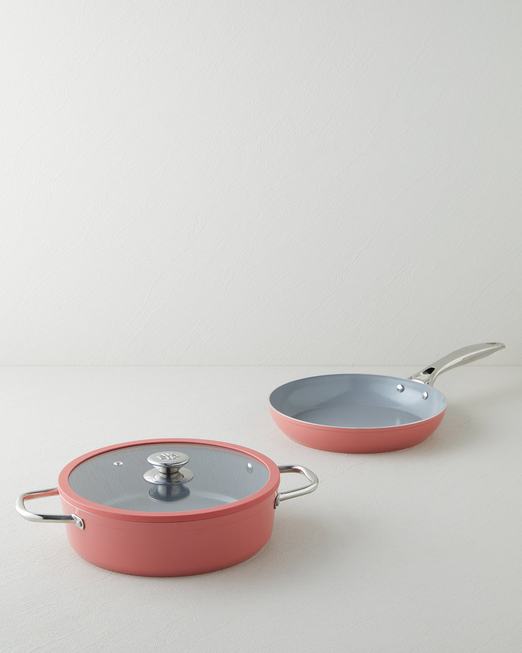Venice CeraWell Pot&Pan Set 26-26 cm Pink