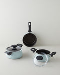 Pretty Premium 5 pcs Mini Pot Set 14-16-16 cm Green