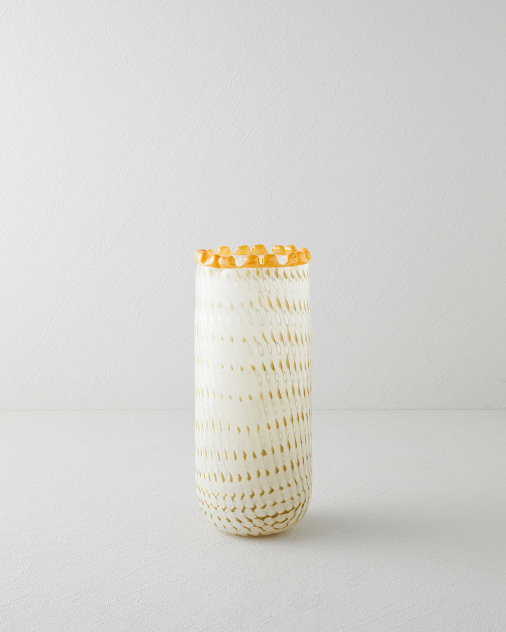 Adora Glass Vase - Cream - 28.5 cm