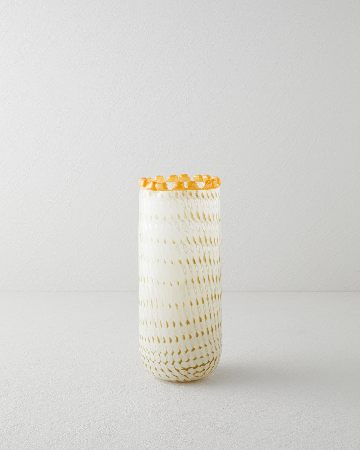 Adora Glass Vase - Cream - 28.5 cm