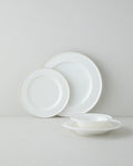 Bone Porcelain Table Set 24 Pieces, 6 Servings Gold