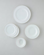Bone Porcelain Table Set 24 Pieces, 6 Servings Gold (view 3)
