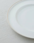 Bone Porcelain Table Set 24 Pieces, 6 Servings Gold (view 8)