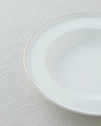 Bone Porcelain Table Set 24 Pieces, 6 Servings Gold (view 9)