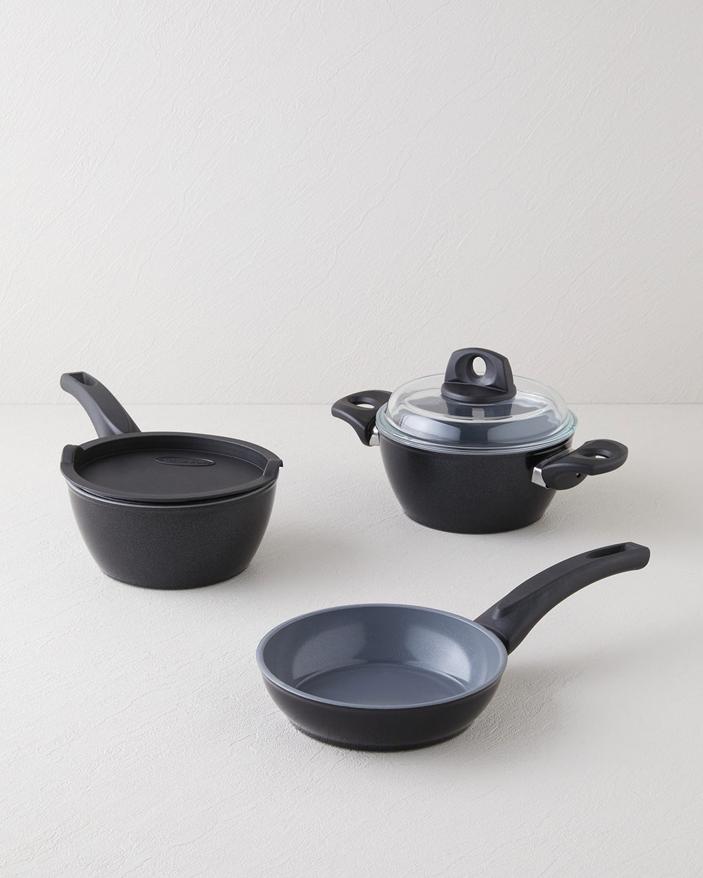 Terra CeraWell 5 pcs Mini Pot Set 16–16–16 cm Black