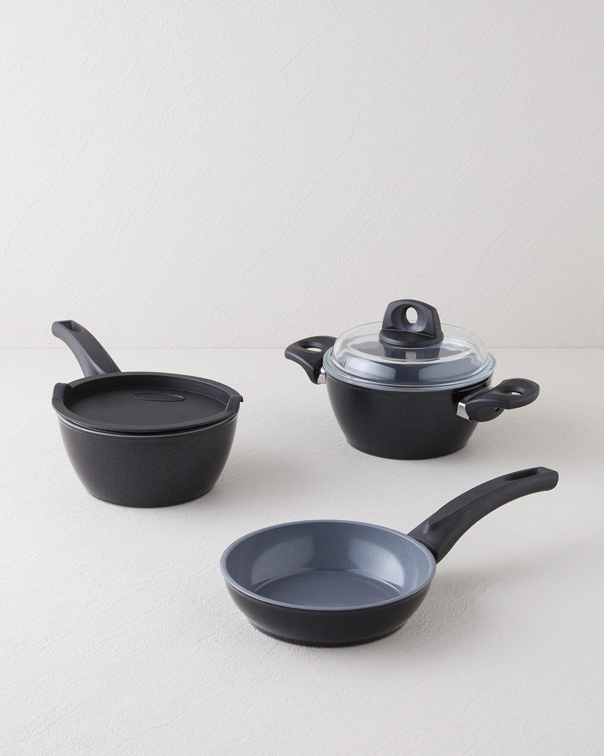 Terra CeraWell 5 pcs Mini Pot Set 16–16–16 cm Black