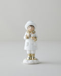 Damsk Trinket 14 cm.. White