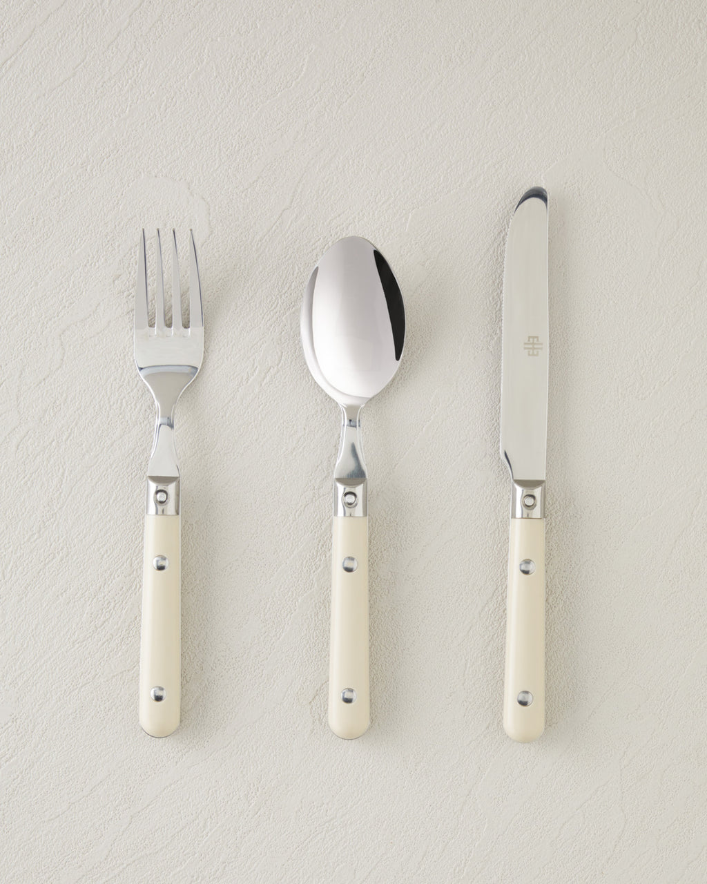 Pure Stainless Steel Cutlery Set 18 Pieces, 6 Servings Cream (view 2)