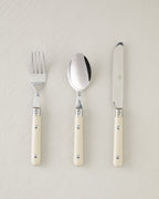 Pure Stainless Steel Cutlery Set 18 Pieces, 6 Servings Cream (view 2)
