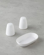 Ceramic 2 pcs Salt and Pepper Shaker 14x8 cm White (view 2)
