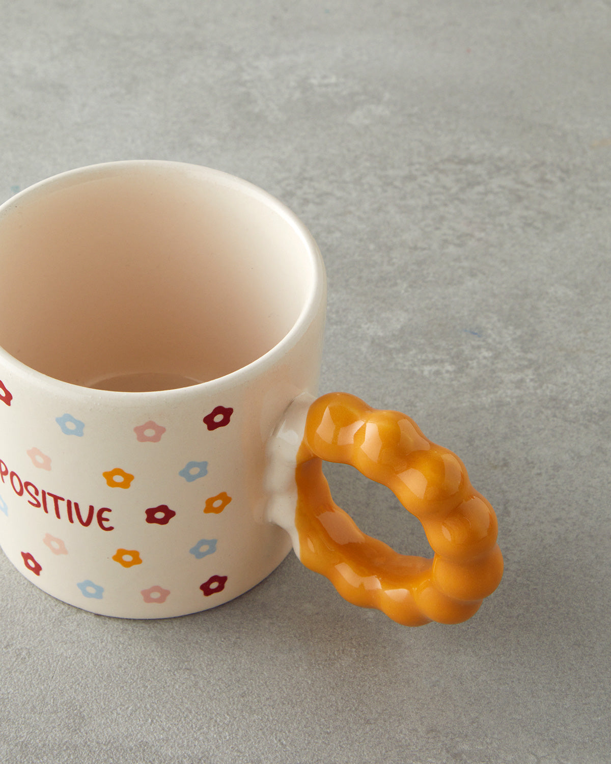 Positive Ceramic Mug 260 ml Colored (view 3)