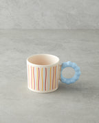 Stripe Flow Ceramic Mug 260 ml Colored (view 2)