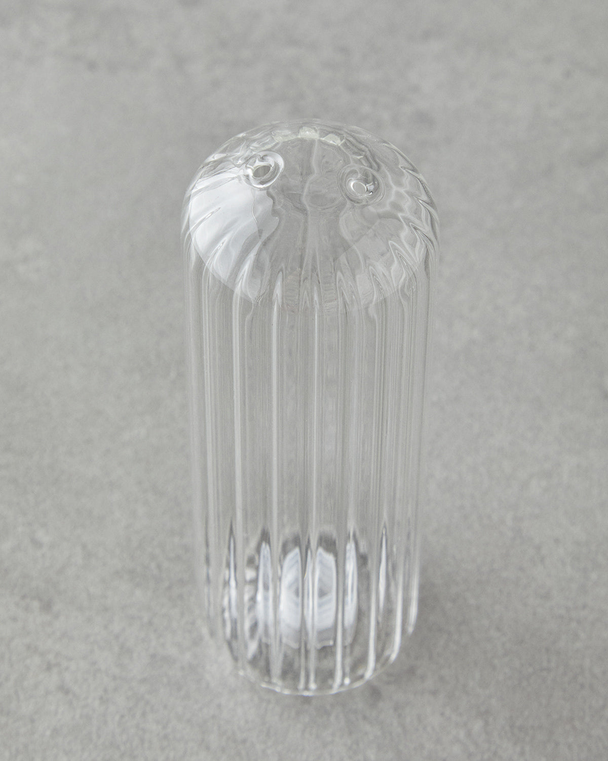 Glass 2 pcs Salt and Pepper Shaker 11x3.5 cm Transparent (view 3)
