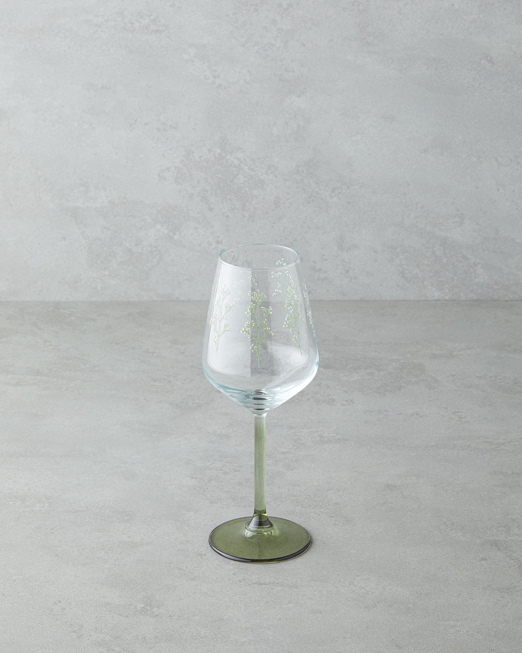 Glass 2 pcs Chalice 350 ml Green (view 2)