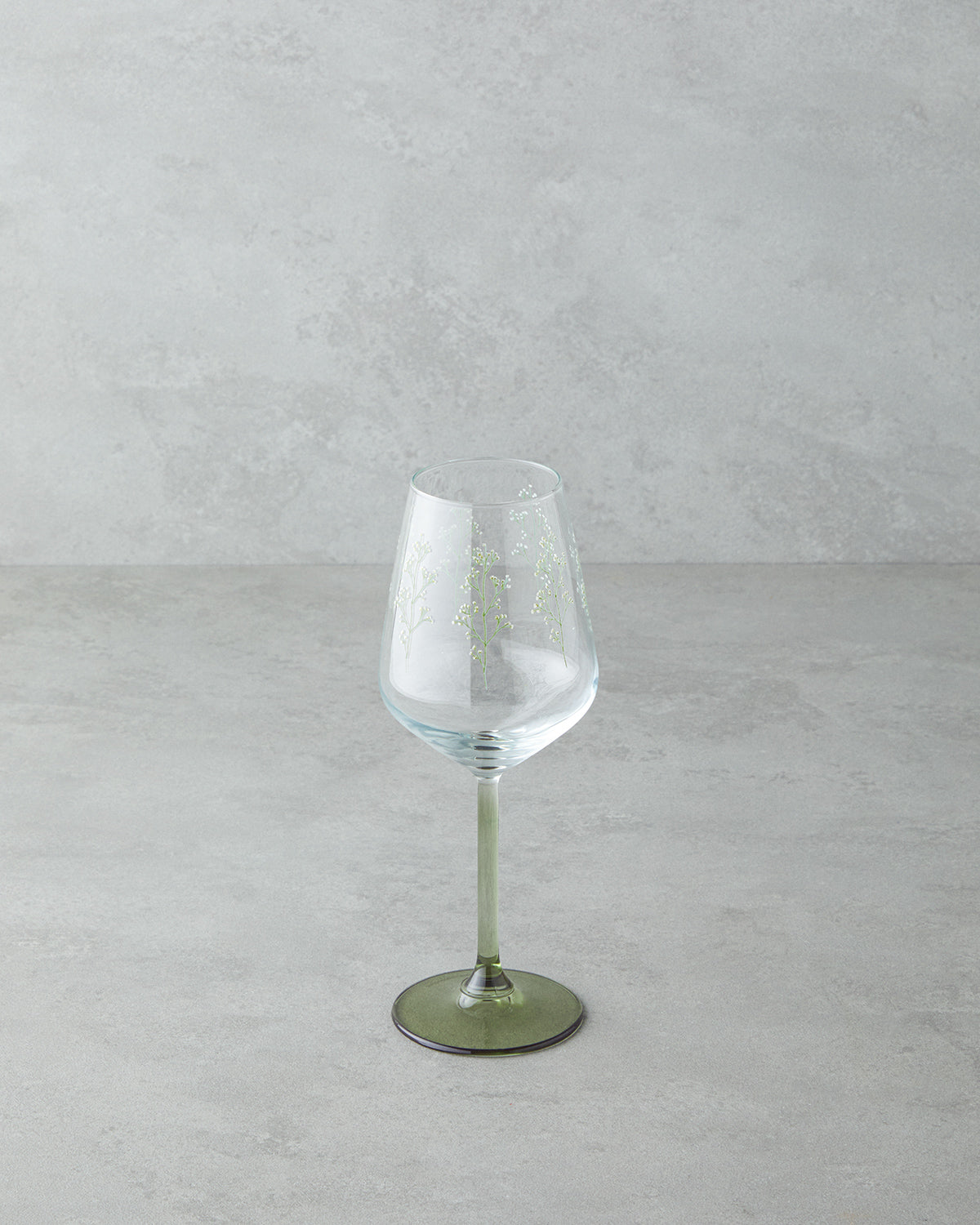 Glass 2 pcs Chalice 350 ml Green (view 2)