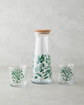 Leafscape Glass 3 Pieces Water Set 1150 ml + 380 ml Green