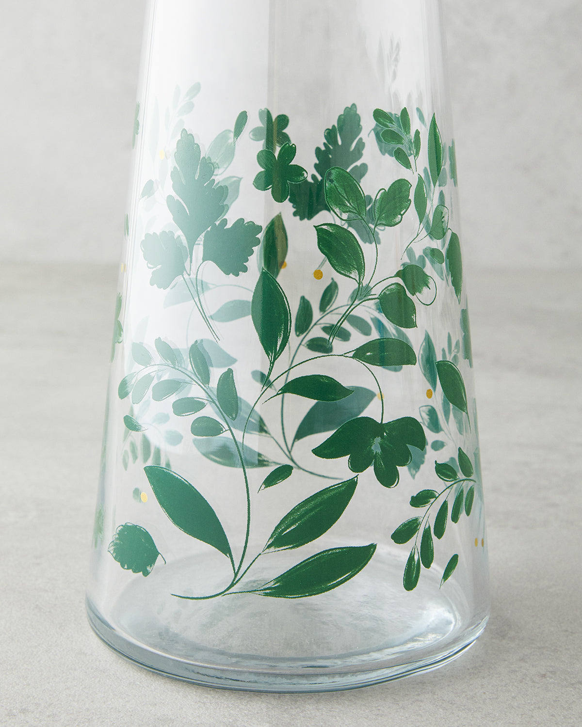 Leafscape Glass 3 Pieces Water Set 1150 ml + 380 ml Green (view 3)