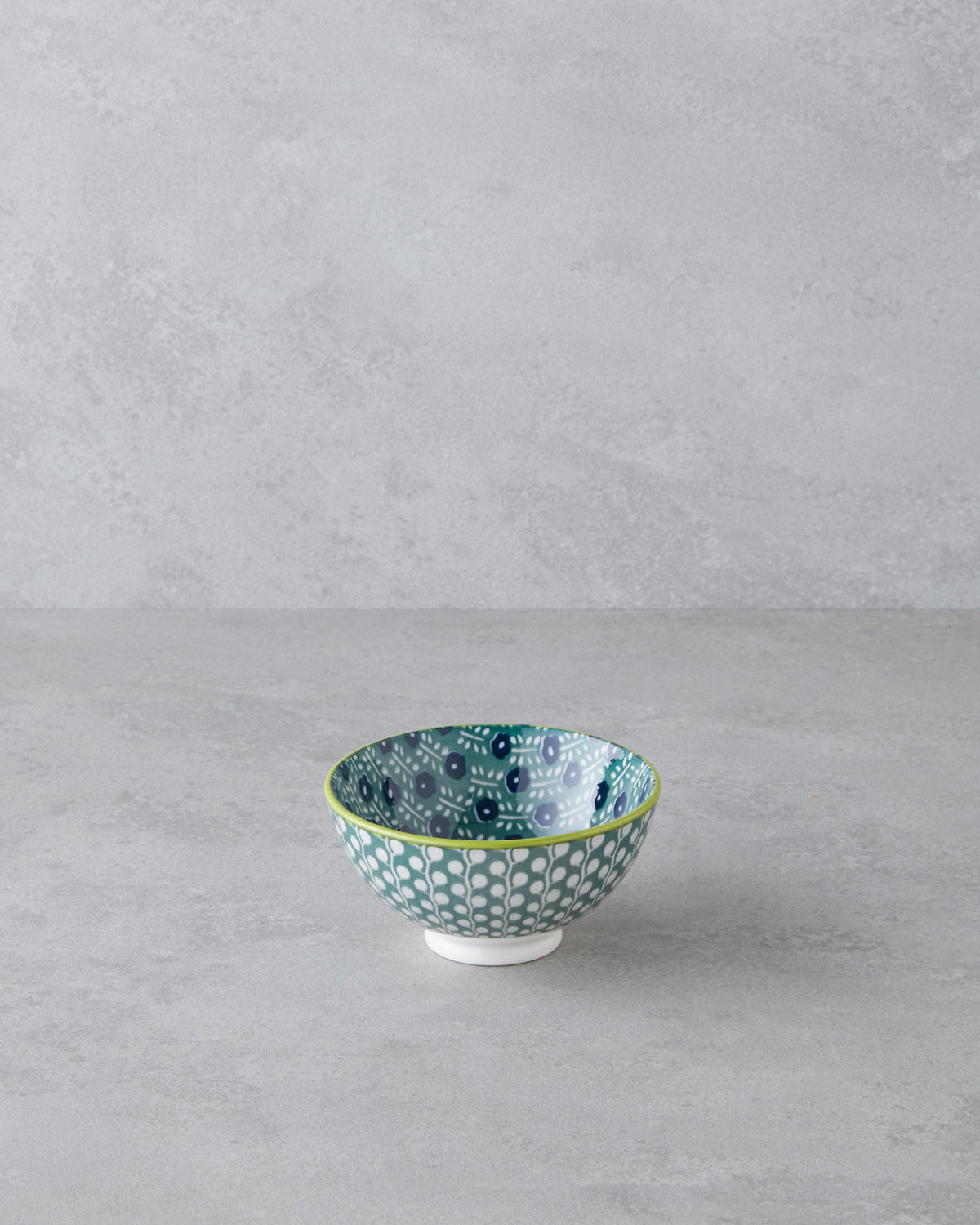 Porcelain Snack Bowl - Yellow - Green - 9 cm (view 4)