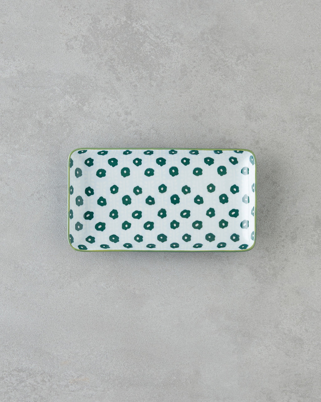 Porcelain Rectangular Plate - Yellow - Green, Navy Blue - Green & more (view 11)