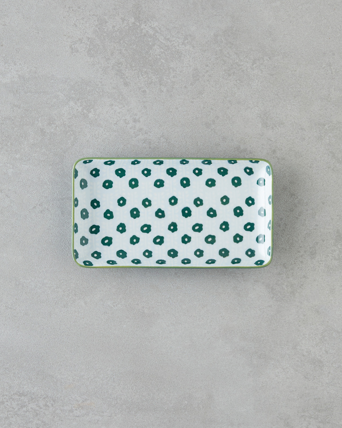 Porcelain Rectangular Plate - Yellow - Green, Navy Blue - Green & more (view 11)