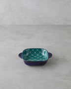 Porcelain Rectangular Plate - Yellow - Green, Navy Blue - Green & more (view 13)