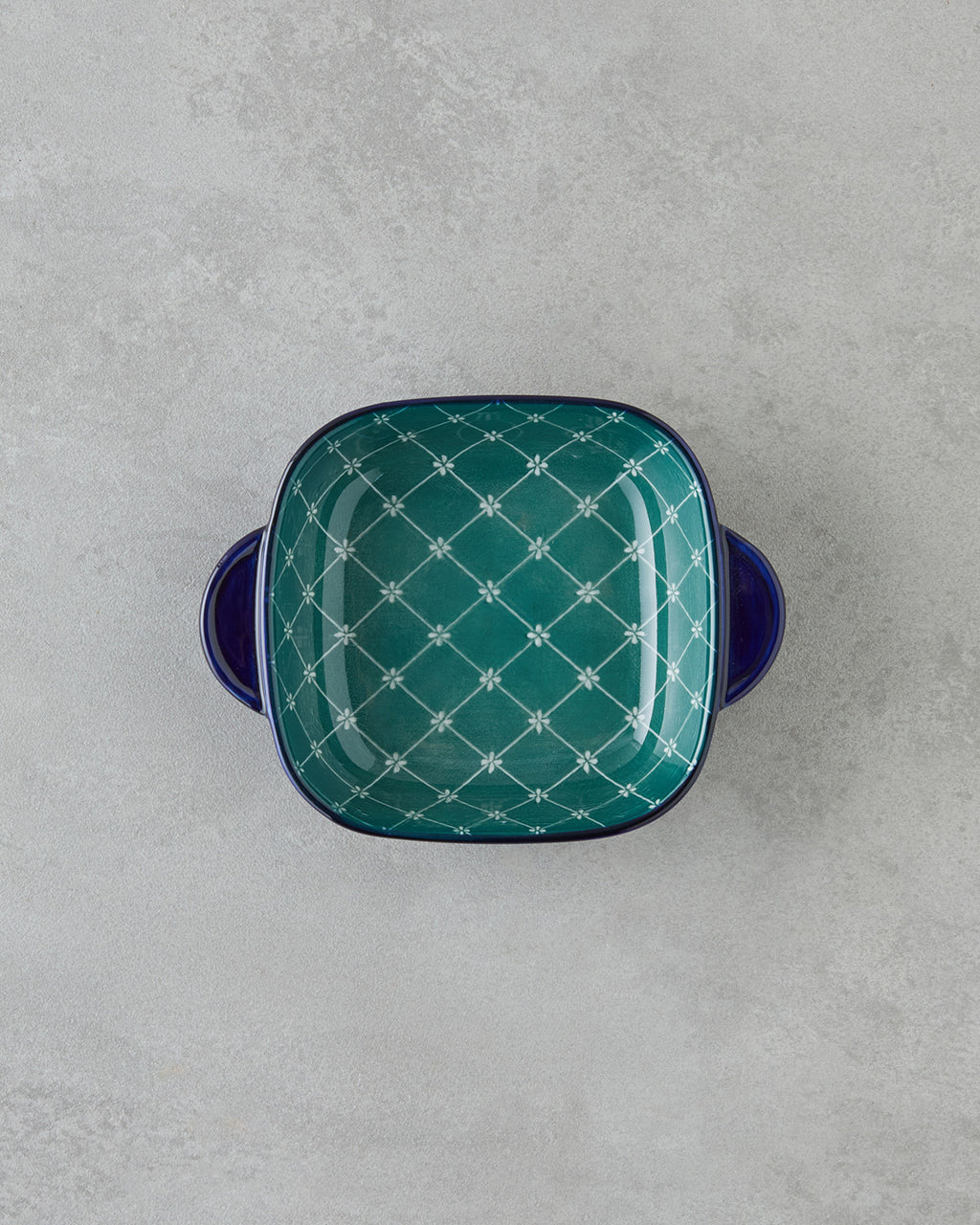 Porcelain Rectangular Plate - Yellow - Green, Navy Blue - Green & more (view 14)