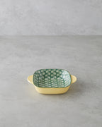 Porcelain Rectangular Plate - Yellow - Green, Navy Blue - Green & more (view 16)