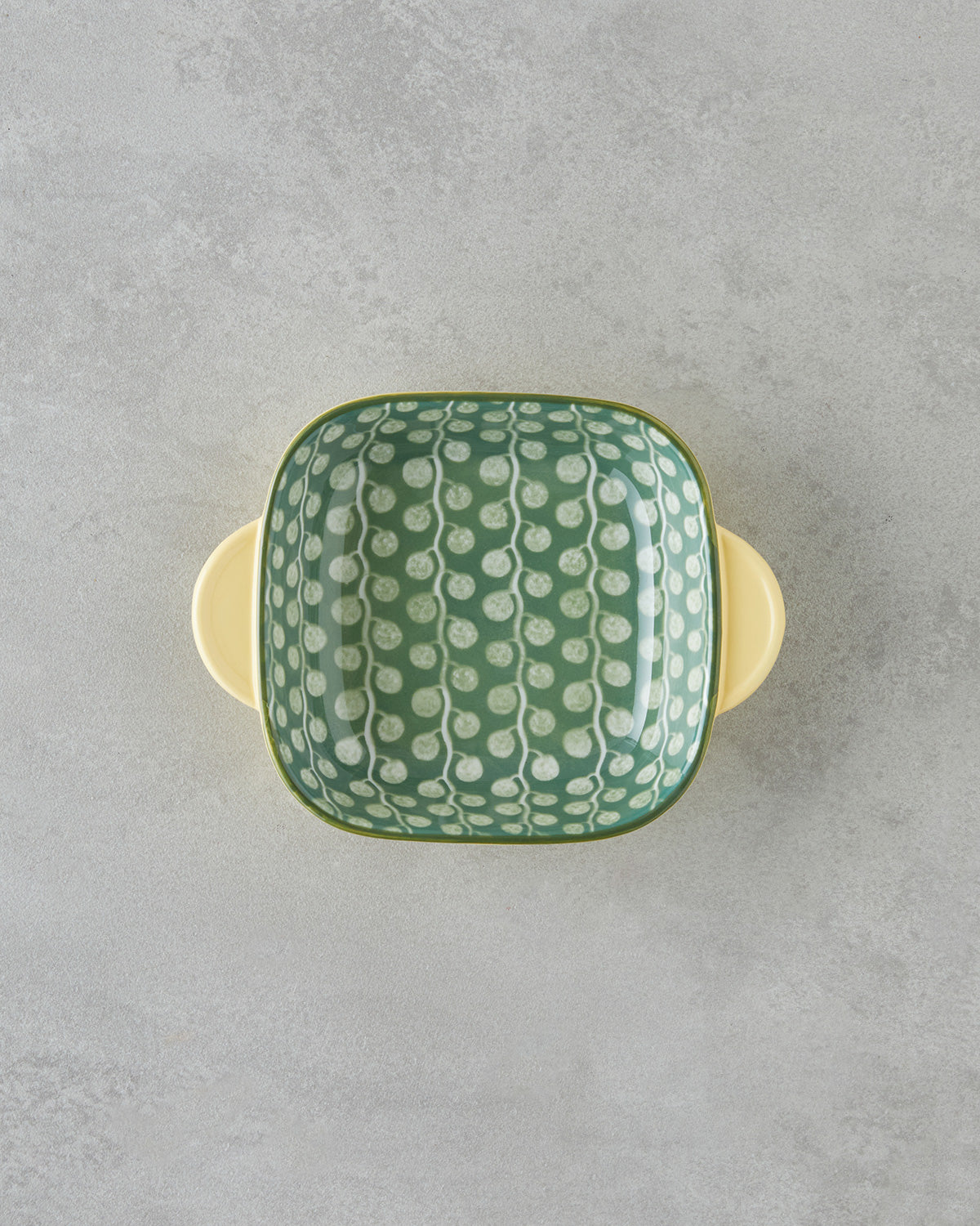 Porcelain Rectangular Plate - Yellow - Green, Navy Blue - Green & more (view 17)