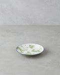 Porcelain Cake Plate 15 cm White - Navy Blue