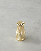 Baho Glass Salt and Pepper Shaker 4x4x8 cm Gold (view 2)